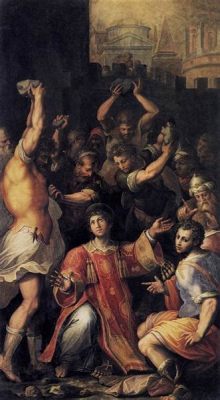 The Martyrdom of Saint Stephen - A Triumphant Symphony of Gold and Dramatic Intensity!