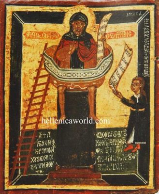  The Martyrdom of Saint Symeon Stylites - A Visionary Tapestry Woven in Gold and Light!