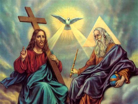  The Trinity - Iconographic Majesty and Spiritual Profundity